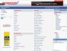 Tablet Screenshot of informationex.com